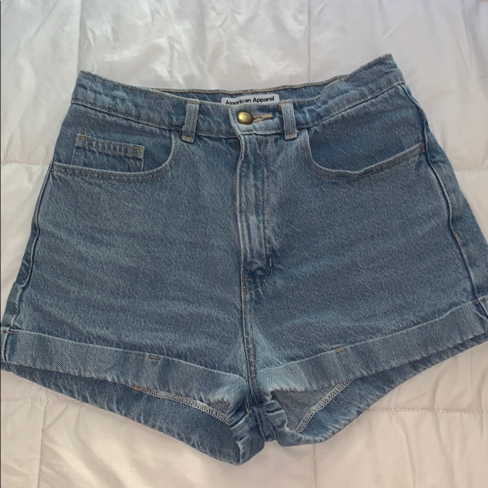 American Apparel Jean Shorts